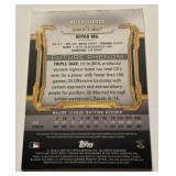 Mitch Garver Triple Relic On-Card Auto /75 2020 Topps Triple Threads Future Phenom #RFPAR-MG Numbered 31/75 Minnesota Twins Baseball Card