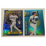Shoehei Ohtani 2 Card Refractor Baseball Lot