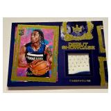 Rob Dillingham RC Patch 2025 Court Kings Debut Showcase #DSM-RBD Minnesota Timberwolves Rookie Basketball Card