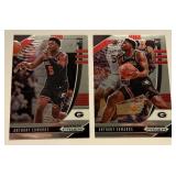 Anthony Edwards 2 RC Lot Rookie Minnesota Timberwolves Basketball Cards