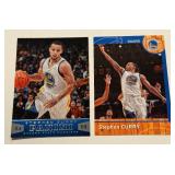 Setph Curry 2 Card Early Years Basketball Lot