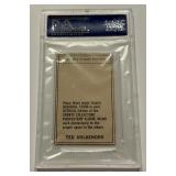 Ted Uhlaender PSA 9 Mint 1969 MLB Photostamps Hand Cut Minnesota Twins Baseball Card