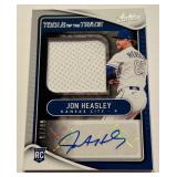 Jon Heasley RPA /99 Jumbo Relic Auto RC 2022 Absolute Tools of the Trade #TTJS-JH Rookie Baseball Card