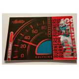 Jaylen Waddle Relic 2022 Absolute After Burners #AM-10 Football Card