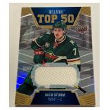 Nico Strum Relic 2019-2020 Alure Top 50 #T50-43 Minnesota Wild Hockey Card