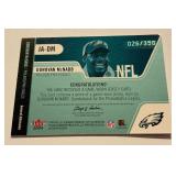 Donovan McNabb /350 Relic 2004 Fleer Authentix Game-Worn #JA-DM Numbered 026/350 Football Card