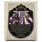 Dalvin Cook Relic /50 Cutting Edge 2021 Obsidian #CE-DC Numbered 14/50 Minnesota Vikings Football Card