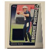 Drake Maye Relic Rookie Phenom 2024 Donruss #RPJ-DMA RC Football Card