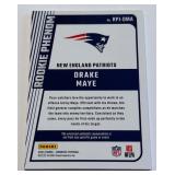 Drake Maye Relic Rookie Phenom 2024 Donruss #RPJ-DMA RC Football Card