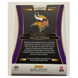 Dallas Turner RC Relic 2024 Seelct Prizm #DSM-DTR Rookie Minnesota Vikings Football Card