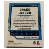 Drake London Relic Blue Prizm 2014 Donruss Optic #DTB-DLN Football Card