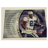 Emmitt Smith /1000 2000 Quantum Leaf All-Millenium Team #AMT-ES Numbered 0141/1000 Football Card