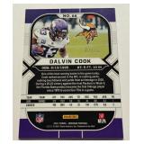 Dalvin Cook /25 2021 Obsidian #66 Numbered 02/25 Minnesota Vikings Football Card