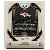 Courtland Sutton /399 2024 Select Club Level Prizm #240 Numbered 193/399 Football Card