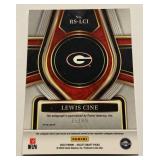 Lewis Cine Auto RC /49 2022 Select Draft Picks #RS-LCI Numbered 15/49 Football Rookie Card