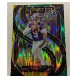 JJ McCarthy RC Premier Level Prizm 2024 Select #134 Rookie Minnesota Vikings Football Card
