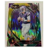 JJ McCarthy RC Club Level Prizm 2024 Select #246 Rookie Minnesota Vikings Football Card
