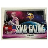 JJ McCarthy Star Gazing Insert RC 2024 Absolute #SG-JMY Rookie Minnesota Vikings Football Card