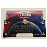 JJ McCarthy Star Gazing Insert RC 2024 Absolute #SG-JMY Rookie Minnesota Vikings Football Card