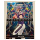 JJ McCarthy RC Prizmatic Insert2024 Prizm #8 Rookie Minnesota Vikings Football Card