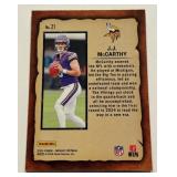 JJ McCarthy RC Noteriety Insert 2024 Mosaic #21 Rookie Minnesota Vikings Football Card