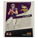 JJ McCarthy RC Rookie Revolution 2024 Donruss #3 Minnesota Vikings Football Card