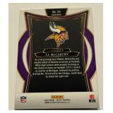 JJ McCarthy RC 2024 Select Concourse #24 Rookie Minnesota Vikings Football Card