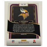 JJ McCarthy RC 2024 Select #134 Rookie Football Card Minnesota Vikings