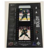 Matt Boldy 2025 SPx Game Film Insert #GF-1 Minnesota Wild Hockey Card