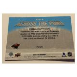 Kirill Kaprizov Purple Across The Pond Insert 2025 Allure #ATP-4 Minnesota Wild Hockey Card