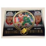 Kirill Kaprizov / Patrick Kane 2025 SPx Excellence Redefined #EX-7 Minnesota Wild Hockey Card