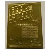 Dale Earnhardt Jr. Race Used Relic 23kt Gold Limited Edition Feel The Speed NASCAR Card