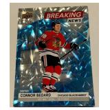 Connor Bedard 2025 Upper Deck Breaking News Insert #BN-4 Hockey Card