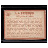 Mickey Mantle 1964 Topps AL Bombers #331 With Maris, Kaline, Cash Vintage Baseball Card
