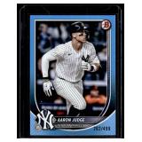 Aaron Judge /499Blue SP 2025 Bowman #99 numbered 262/499 Baseball Card