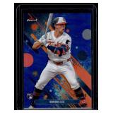 Brooks Lee /200 RC Blue Refractor 2025 Topps Finest #31 Numbered 178/200 Minnesota Twins Rookie Baseball Card