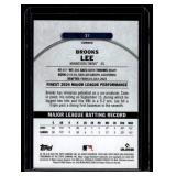 Brooks Lee /200 RC Blue Refractor 2025 Topps Finest #31 Numbered 178/200 Minnesota Twins Rookie Baseball Card