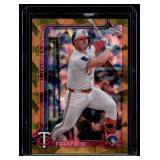 Ty France /50 Cracked Ice Gold RC 2025 Topps Chrome #228 Numbered 38/50 Rookie Minnesota Twins Baseball Card