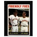 Willie McCovey/Leon Wagner 1964 Topps #41  Vintage Baseball Card
