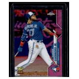 Vladimir Guerrero Rookie Cup Pink Refractor 2020 Topps Chrome #133 Baseball Card