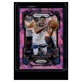 Anthony Edwards Pink Cracked Ice Prizm 2024 #108 Minnesota Timberwolves Basketball Card