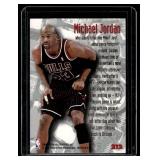Michael Jordan Metal Insert 1996 Fleer #212 Basketball Card