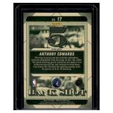 Anthony Edwards Mosaic Silver Prizm Insert 2025 #17 Minnesota Timberwolves Basketball Card