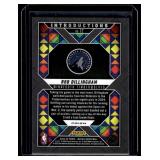 Rob Dillingham RC Mosaic Silver Prizm Introductions 2025 #12 Minnesota Timberwolves Rookie Basketball Card