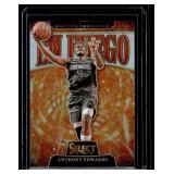 Anthony Edwards Enfuefo Silver Solo Prizm Insert 2025 Select #3 Minnesota Timberwolves Basketball Card