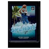 Anthony Edwards Splash! Insert 2025 Donruss Optic Prizam #7 Minnesota Timberwolves Basketball Card