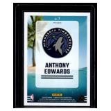 Anthony Edwards Splash! Insert 2025 Donruss Optic Prizam #7 Minnesota Timberwolves Basketball Card