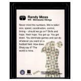 Randy Moss RC Insert 1998 Skybox D