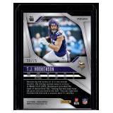 TJ Hockenson /75 Green 2024 Prizm #188 Nubered 36/75 Minnesota Vikings Football Card