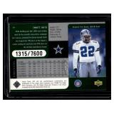 Emmitt Smith /7600 Silver SP 1998 Upper Deck SPx #24 Numbered 1315/7600 Football Card